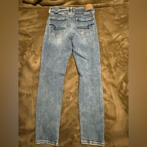 American Eagle super high rise jeggings. Next level stretch. Size 8 short.